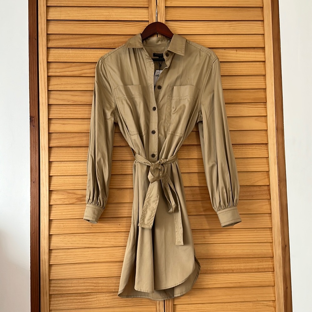 Banana Republic Safari Mini Shirt Dress